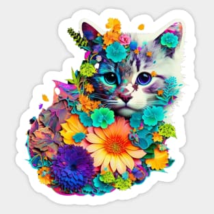 Use KITTEN FROM FLOWERS To Make Someone Fall In Love With You Sticker